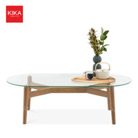 Bàn trà mặt kính gỗ Sồi đẳng cấp – BT286