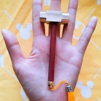 Bàn trà máy tính để bàn búa gõ trà búa nhỏ búa trà hình bát giác búa nhỏ bàn trang điểm thủ công món quà trang trí búa