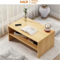 Bàn trà ngồi bệt kiểu dáng thanh lịch tiện lợi, Bàn đa năng HAJI tiết kiệm diện tích thông minh phong cách Vinatge