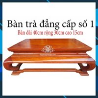 Bàn trà nhật gỗ hương, Bàn osin phòng khách cao 15cm dài 40 rộng 30