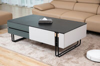 Bàn trà phòng khách mặt đá mã BK96