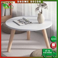 Bàn trà sofa, bàn trà gỗ tròn nhỏ ngồi bệt kiểu nhật phòng khách BTBSF0251