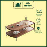 Bàn trà sofa, bàn uống nước phòng khách Miz House sang trọng, cao cấp, bằng gỗ chắc chắn