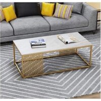 Bàn trà sofa dài, bàn phòng khách dài, bàn trà đơn dài, bàn cà phê bàn decor dài 1m2 1 tầng, mặt đá ceramic