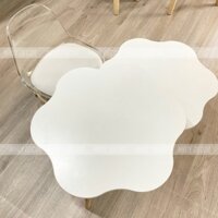 Bàn trà sofa hình Bông Hoa decor cực xinh ngồi bệt hoặc sofa Havaco store