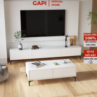 Bàn trà sofa phòng khách có ngăn kéo gỗ MDF phủ melamine thương hiệu GAPI - GP319
