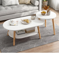 Bàn trà sofa/cafe ngồi bệt kiểu Nhật Bàn, bàn uống nước phòng khách chân gỗ tự nhiên hiện đại