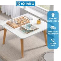 Bàn trà sofa/cafe Thương Hiệu Nội Thất 5C ngồi bệt chân gỗ hiện đại, bàn trà phòng khách uống nước phong cách tối giản
