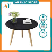 Bàn trà tròn sofa,bàn tròn cafe ngồi bệt chân gỗ tự nhiên tiện ích