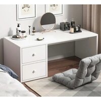 Bàn trang điểm bệt có ngăn kéo độ dày 15mm chất liệu gỗ MDF phủ Melamine cao cấp Nội Thất Hùng Phát