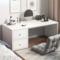 Bàn trang điểm bệt có ngăn kéo độ dày 15mm chất liệu gỗ MDF phủ Melamine cao cấp Hoàng Huy Nội Thất