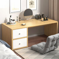 Bàn trang điểm bệt có ngăn kéo, bàn bệt có ngăn kéo chất liệu gỗ MDF phủ Melamine cao cấp - 2X042