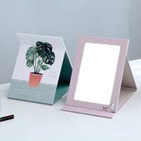 Bàn trang điểm cho bé gái gương nhỏ gương trang điểm lớn gương để bàn có thể gập lại dễ thương di động cho ký túc xá có thể đứng cho sinh viên