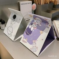 Bàn trang điểm cho bé gái gương nhỏ gương trang điểm lớn gương để bàn có thể gập lại dễ thương di động cho ký túc xá có thể đứng cho sinh viên