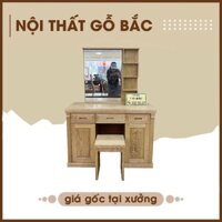 Bàn trang điểm gỗ sồi hiện đại, ảnh thật kèm video shop chụp, còn nhiều mẫu, inbox chọn màu