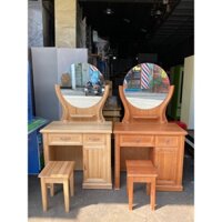 Bàn trang điểm gỗ sồi Nga phong cánh vintage - cổ điển