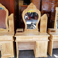 Bàn trang điểm gỗ thông-bàn trang điểm gỗ cao cấp