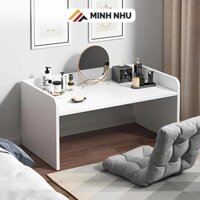Bàn trang điểm ngồi bệt Minh Như bàn làm việc, bàn học mini, đựng đồ đa năng tiện lợi chất liệu gỗ MDF cao cấp - D66