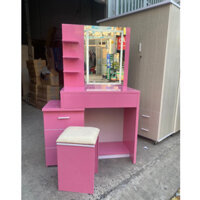 Bàn trang điểm nhựa Đài Loan kèm ghế gương cảm ứng 3 chế độ