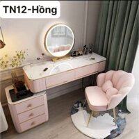 Bàn Trang Điểm Thông Minh Nhập Khẩu Nguyên Chiếc Gương Đèn Led Cảm Ứng 3 Màu Phat Decors Tab Hiện Đại 4.0 TN12