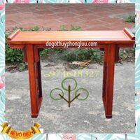 Bàn trang trí bao công gỗ hương ngang 127cm