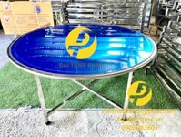 BÀN TRÒN 1M4 INOX 304 CHÂN RỜI	MSP: BT03