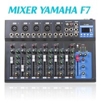 Bàn Trộn Âm Thanh Mixer Yamaha F7 USB 7 Kênh, Hát Livestream, Nâng Cấp Âm Thanh Loa Kéo, Âmli, Dàn Karaoke Gia Đình