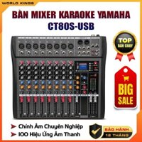 Bàn Trộn Âm Thanh Yamaha Ct80s-Usb 100 Hiệu Ứng Chỉnh Âm Chuyên Nghiệp, Tích Hợp Bộ Effect Alesis Echo Và Reverb Cực Hay