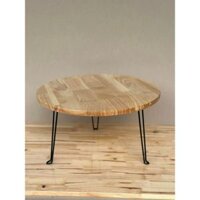 Bàn Tròn, Bàn Gỗ Học Sinh Sinh Viên chân xếp ( Đường Kính 50cm)