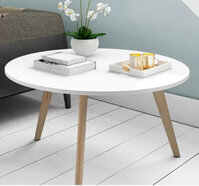 Bàn Tròn Chân Gỗ Đẹp BSF19