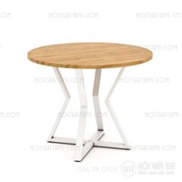 Bàn tròn chân sắt B03-80-T