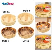 Bàn trộn cơm Bàn trung tâm Xô Sushi bằng gỗ có thể tái sử dụng cho