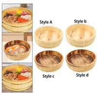 Bàn trộn cơm Bàn trung tâm Xô Sushi bằng gỗ có thể tái sử dụng cho