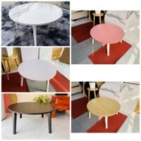 Bàn tròn gấp gọn chân nhựa nhiều màu đẹp- sanh chảnh- phong cách nhật bản