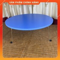 Bàn tròn gấp gọn gỗ mdf kích thước 60x60x28 nhiều màu đẹp havaco GG01