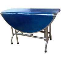 Bàn tròn inox 1,2m xếp 3,