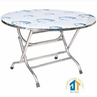 Bàn tròn inox 304 ngang 1m2 Đại Thành