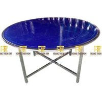 Bàn tròn inox 430 1m4 chân rời