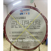 Bàn tròn inox Super 1m2 Qui Phúc (inox 304 )