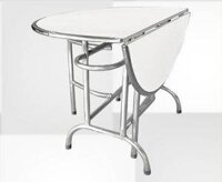 Bàn tròn inox xếp 3 Cao Cấp