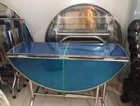 Bàn tròn inox xếp 3 loại tốt Chính Hãng Hòa Phát
