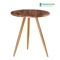 Bàn tròn mặt gỗ 3 chân sắt sơn giả gỗ nhập khẩu: SG - B145