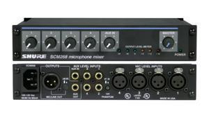 Bàn trộn microphone Shure SCM268E