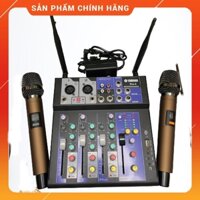 Bàn Trộn Mixer Yamaha Pro-4 Tặng Kèm 2 Tay Mic Không Dây Cao Cấp.Kiểu Dáng Trẻ Trung . Bảo Hành Lên Đến 12 Tháng