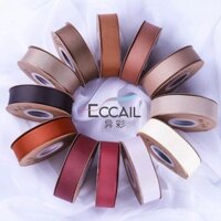 Bán trực tiếp tại nhà máy, ruy băng gân cho trang phục, phụ kiện trang trí, ruy băng DIY, ruy băng webbing, bao bì - Màu cà phê