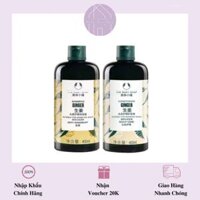 Bản Trung Combo Dầu gội và Dầu xả gừng giảm gàu The Body Shop Ginger Scalp Care Shampoo 400ml