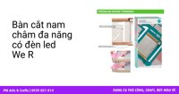 Bàn trượt cắt giấy nam châm có đèn led We R