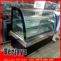 Bán tủ bánh kem cũ 3 tầng dài 1m8 kính cong Berjaya