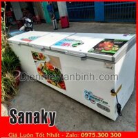 Bán tủ đông cũ Sanaky 1000 lít 3 cửa inverter tiết kiệm điện