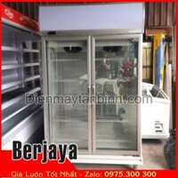 Bán tủ đông thực phẩm cũ dạng đứng 2 cửa kính Berjaya 1000 lít